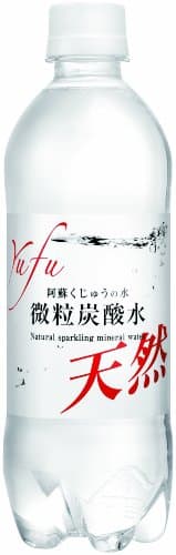 Aso Kuju of water Yufu natural fine carbonated water 500mlX24 this (1 case)