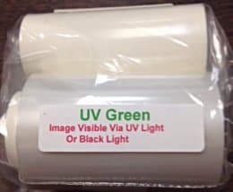 Zebra Ultraviolet (UV) Green Specialty Ribbon, 1000 Prints - P330i, P420i, P430i, P520i