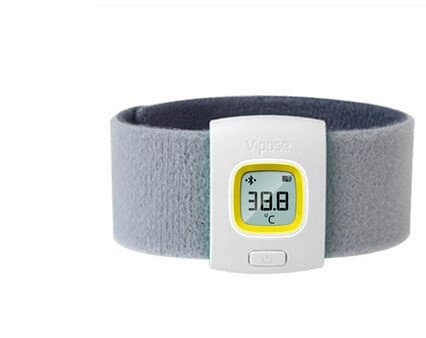VIPOSE iFever Bluetooth Smart Electronic Thermometer Baby Kids iOS/Android-Yellow