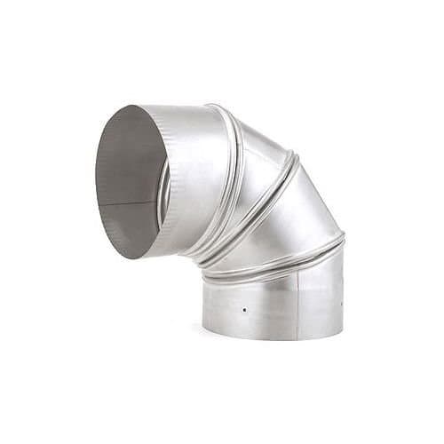 Heat-Fab 4515SS 5" 90 Degree Non-Crimped Elbow