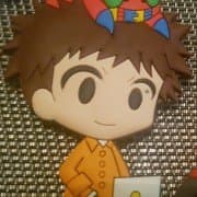 Digimon Izzy Izumi Keychain Anime 1x Keyring Keychain Double Sided PVC Anime Premium