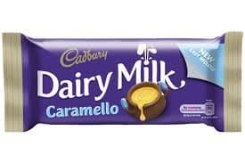 Cadbury Dairy Milk Caramello Chocolate Bar 47g (Pack of 10) from Ireland