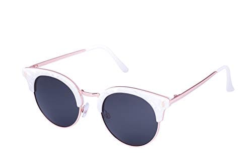 13FiftyVienna Round Fashion Sunglasses with Polarized Lenses for Men