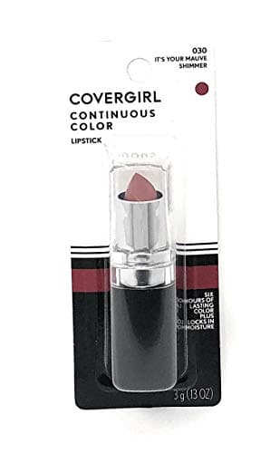 CoverGirl Continuous Color Lipstick, It'S Your Mauve 030, 0.13-Ounce Bottles (Pack of 2)