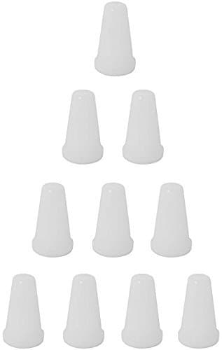 Mam Creations 12 pieces Kulfi Mould with cover || Regular Size || 75 ML Capacity (White)