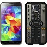 Case for Samsung Galaxy S5,Pioneer DJ Mixer Set Music Disco Jockey Party Samsung Galaxy S5 Case - Black TPU Case Wireless Phone Accessory