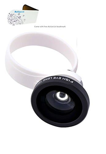Action1st Universal Clip On 3 in 1 Camera Lens Fisheye Macro 0.67xWide angle for iPhone 4 4s 5 5s 5c Samsung s2 3 4 Note 1 2 3 HTC One Blackberry Nokia Sony, work with most mobile phone (Black)