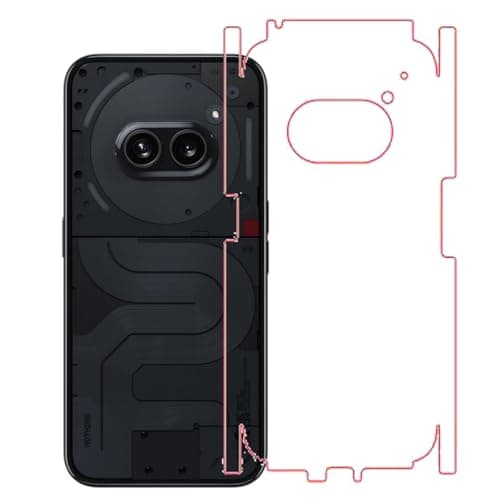 Unbreakable Hydrogel Membrane TPU Matte Full Coverage Back Screen Guard Compatible with Nothing Phone 2A (Not Glass)