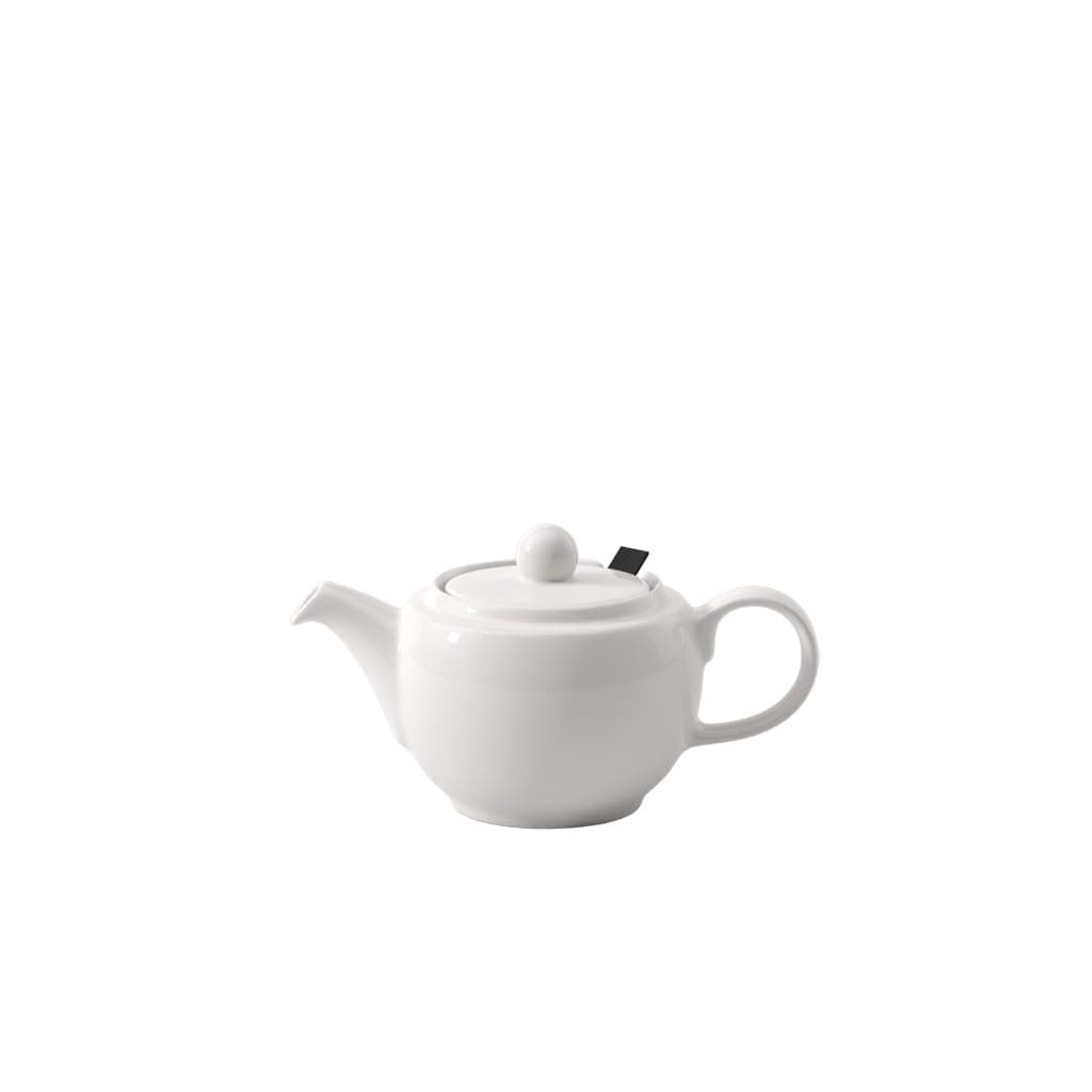 Villeroy & Boch For Me Teapot 0.45 Litre, Premium Porcelain, White