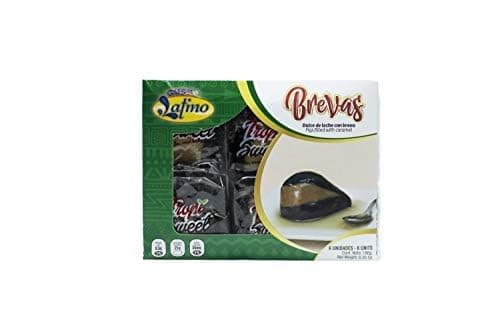 Figs filled with Caramel Spread (6 figs) by Gusto Latino - Brevas con Arequipe (6 unidades) 180g - Imported from Colombia