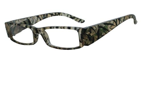 About Eyes G533 Manton Black/Amber Ready to Wear Reading Glass with LED Light Strength +1.00 with Soft Case