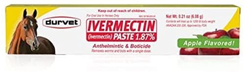 Durvet Ivermectin Paste - Horse Wormer 1 Tube 6.08 Grams (3-Pack)