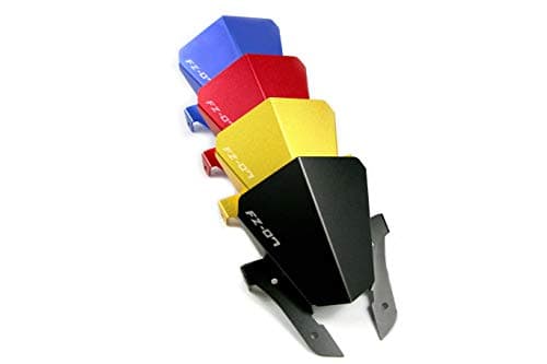 COPART Motorcycle CNC Aluminum Windscreen Windshield for Yamaha FZ07 FZ-07 2013 2014 2015 2016 (Blue)