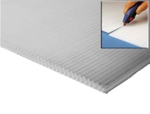 10 x Clear Correx Corrugated Plastic Floor Protector Protection Sheets Board 1.2m x 2.5m