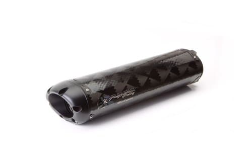 Two Brothers Racing (005-1120407-B) Black Series M-2 Carbon Fiber Canister Slip-On Exhaust System