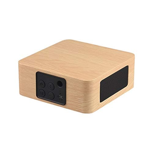 Wood wireless Bluetooth tablike mobile phone notebook desktop audio double speaker big volume mini small portable WeChat collection money prompt Alipay collection payment message voice broadca