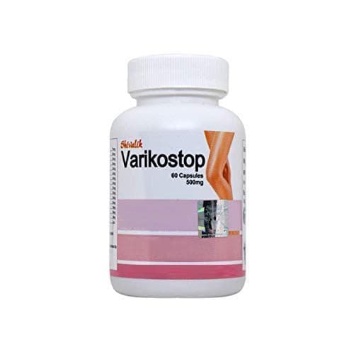 Varikostop 60 caps Complete Curing varicose Veins and Spider Veins