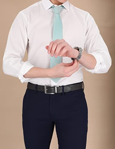 Steve Madden mens Dress Casual Every Day Leather Belt Belt (pack of 1)