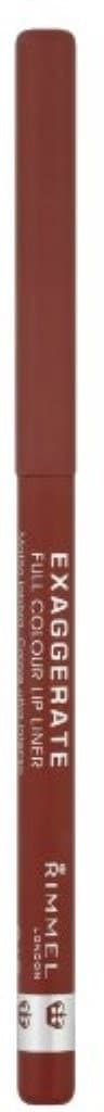 Rimmel Exaggerate Lip Liner, Addiction 0.008 oz (Pack of 2)