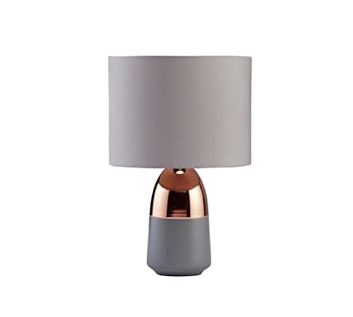 Argos Home Duno Touch Table Lamp (Grey & Copper)