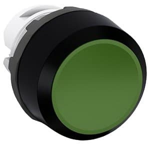 MP1-10G Push Button Operator, 22 mm, Momentary, Flush Operator, Green
