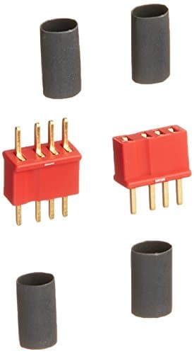 1242 Micro 4R Connector, Red