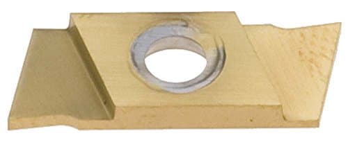 Nikcole GP-1.0-R-N-TIN .039"/1.0mm TIN Groove+ Cut-Off Insert. Mini grooving system.