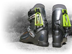 Ski and Poles Holder, Red, Pair – Quick and Easy to Use both for Experts and Beginners