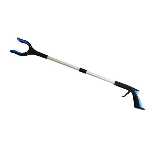 Muou 32" Foldable Reacher Grabber, Garbage Picker Upper Tool, Trash Grabber, Rotating Hand, Long Duty Grip Arm, Mobility Aid Extender Gripper Tool