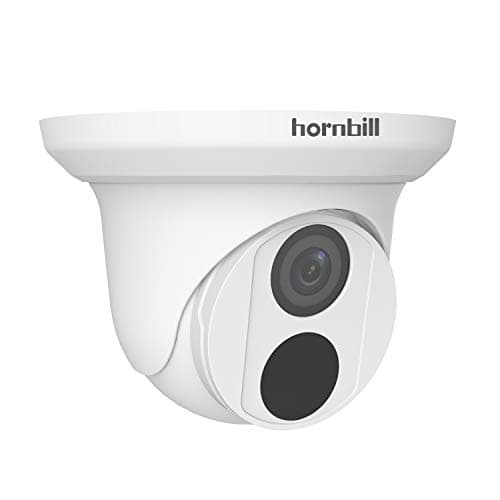 P PoE Security Camera, Hornbill 4K Ultra HD 8MP Outdoor PoE Security Dome Camera with 100ft Night Vision Wide View Angle, ONVIF Conformance, IP67 Waterproof …