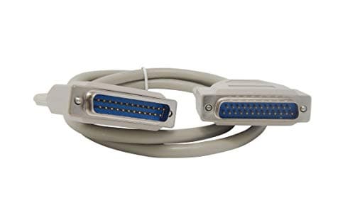 Your Cable Store 3 Foot DB25 25 Pin Serial Port Cable Male/Male RS232
