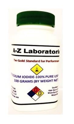 Potassium Iodide Pure USP Crystals 31% K 69% 100 grams