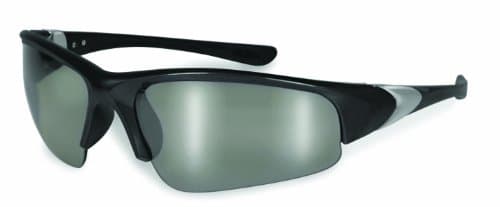 SSP Eyewear 3.00 Bifocal/Reader Safety Glasses with Black Frames and Mirrored Lenses, ENTIAT 3.0 BLK M
