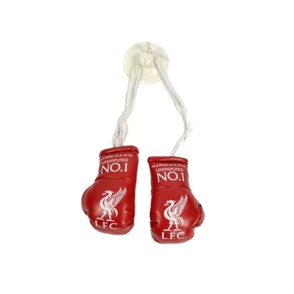 Liverpool FC No 1 Boxing Gloves Car Hanger (One Size) (Red)
