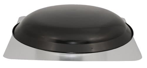 Cool Attic CX4000AMBL Power Attic Roof Mount Ventilator with 5.1-Amp PSC Motor and Steel Flange, Black Galvanized Steel Dome by Cool Attic