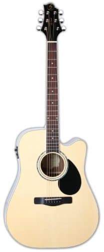 Samick Music G Series 100 GD100RSCE Dreadnought Acoustic-Electric Guitar, Natural