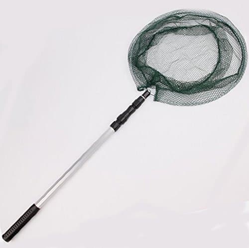 Aluminium Alloy Folding Fishing Hand Extending Pole Micro Mesh Fishing Tool Fish Trap