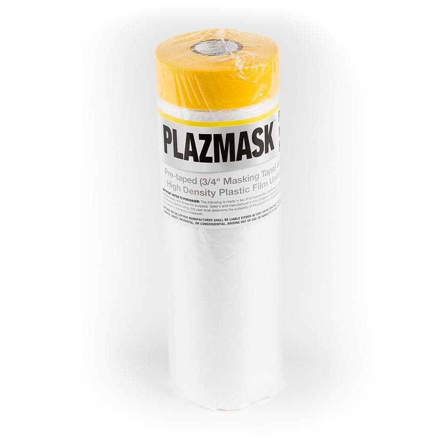 Pre-Taped Masking Film (1 Roll, 4-Feet X 65-Feet)