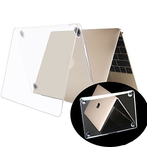 Millimeter New Apple MacBook Case 12" A1534 with Retina Display (2015 Release) Transparent Mac 12 inch case Clear Crystal Cover Antiscratch Shell 2016 Rose Golden Shell Sleeves Covers