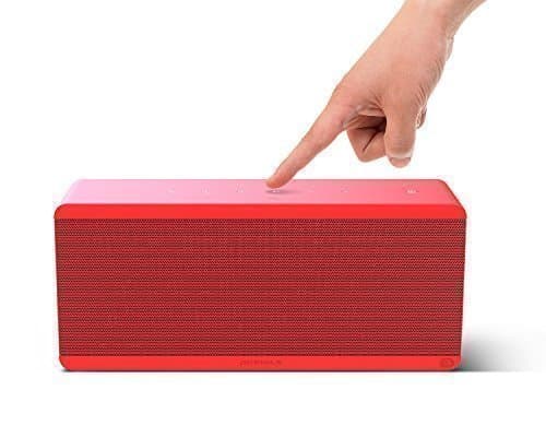 C01-CBT612-BS0100407US 360° 3D-Sound Portable Speakers, Ruby