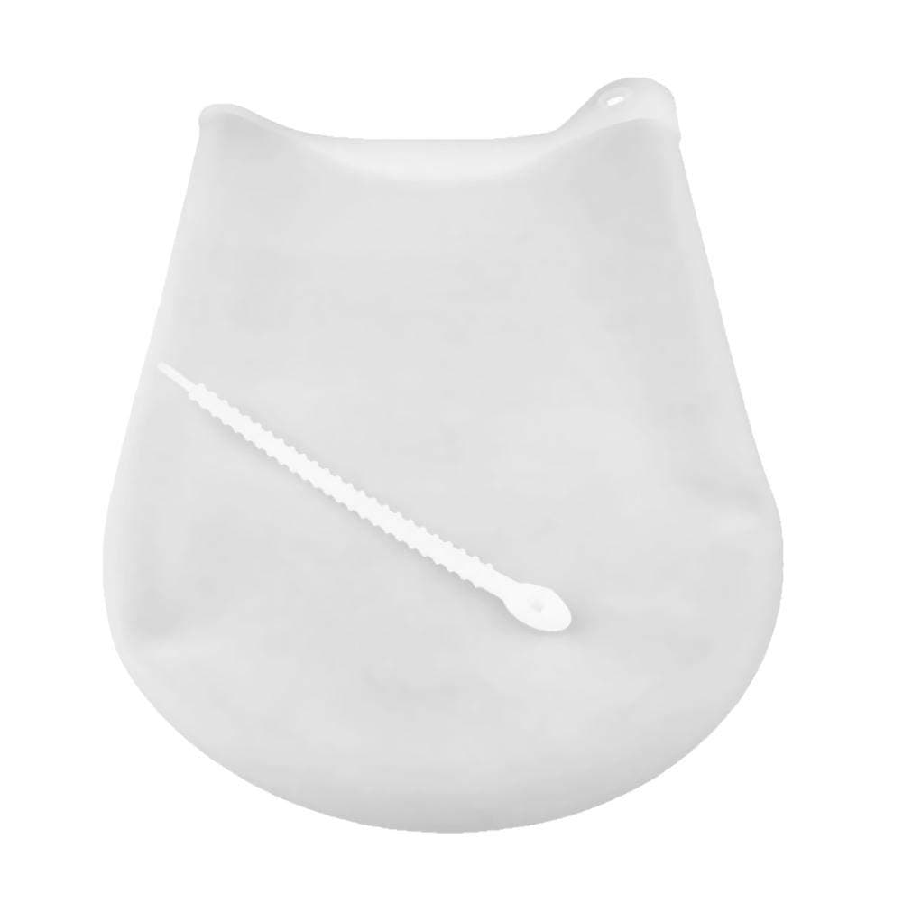 Okayji Silicone Preservation Magic Kneading Dough Ata Atta Maker Bag Bread Flour Mixing Bag Cooking Tool, White
