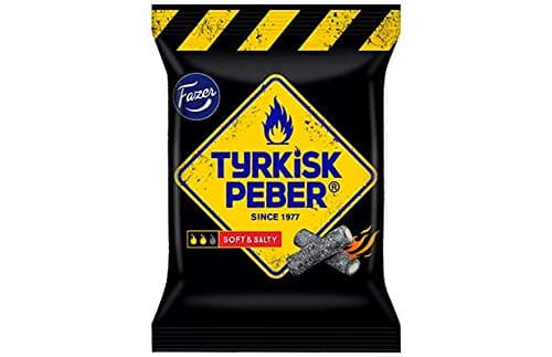 Tyrkisk Peber Soft & Salty 120g - Karl Fazer - Finnish - Swedish - Salty Liquorice - Salmiakki - Salmiakki