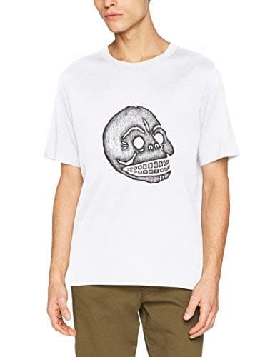 Cheap Monday Men's Boxer Tee Pencil Skull T-Shirt