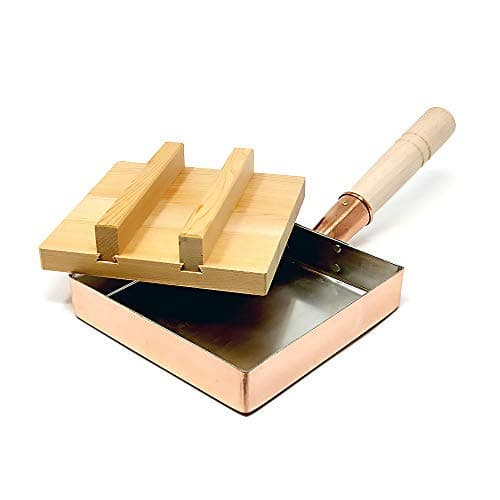 Marusin Coppar Tamagoyaki Japanese Omelette Pan 5.9-Inch