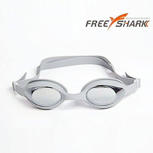 Anti-Fog UV Shield Adult Mirror-Lens Swimming Goggles