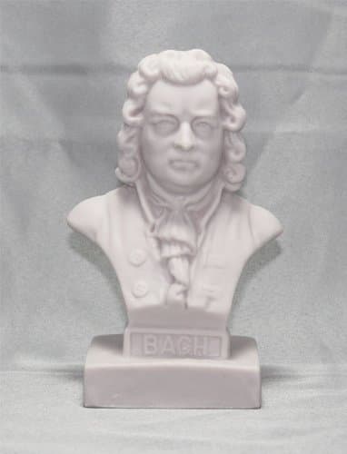 J.S. Bach Statue 5" Bust Figurine Statuette