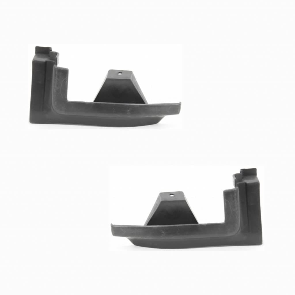 For Chevy C1500/K1500 1994 95 96 97 98 1999 Bumper Filler Driver and Passenger Side | Pair | Front | Black | Replacement For GM1088168, GM1089168 | 12375170, 12375171