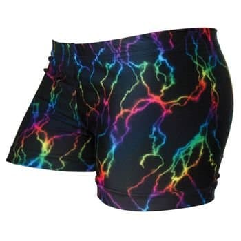 Gem Sports Lightning Volleyball Spandex Shorts - SIZE: Small
