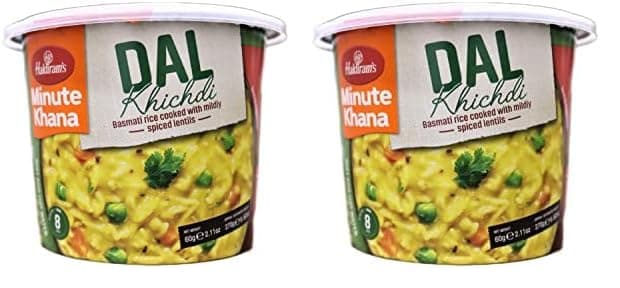 Haldiram's Minute Khana Dal Khichdi 60g (Pack of 2)