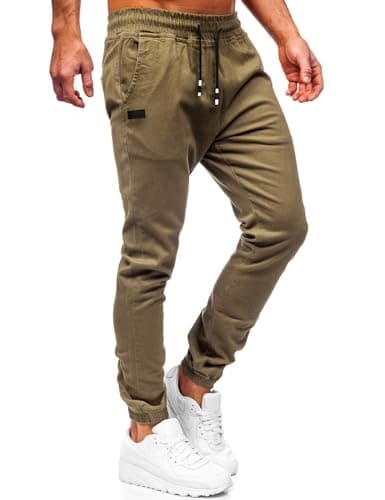 Men's Outdoor Jogging Casual Pants Slim Cargo Workout for Running Sweatpants Hiking